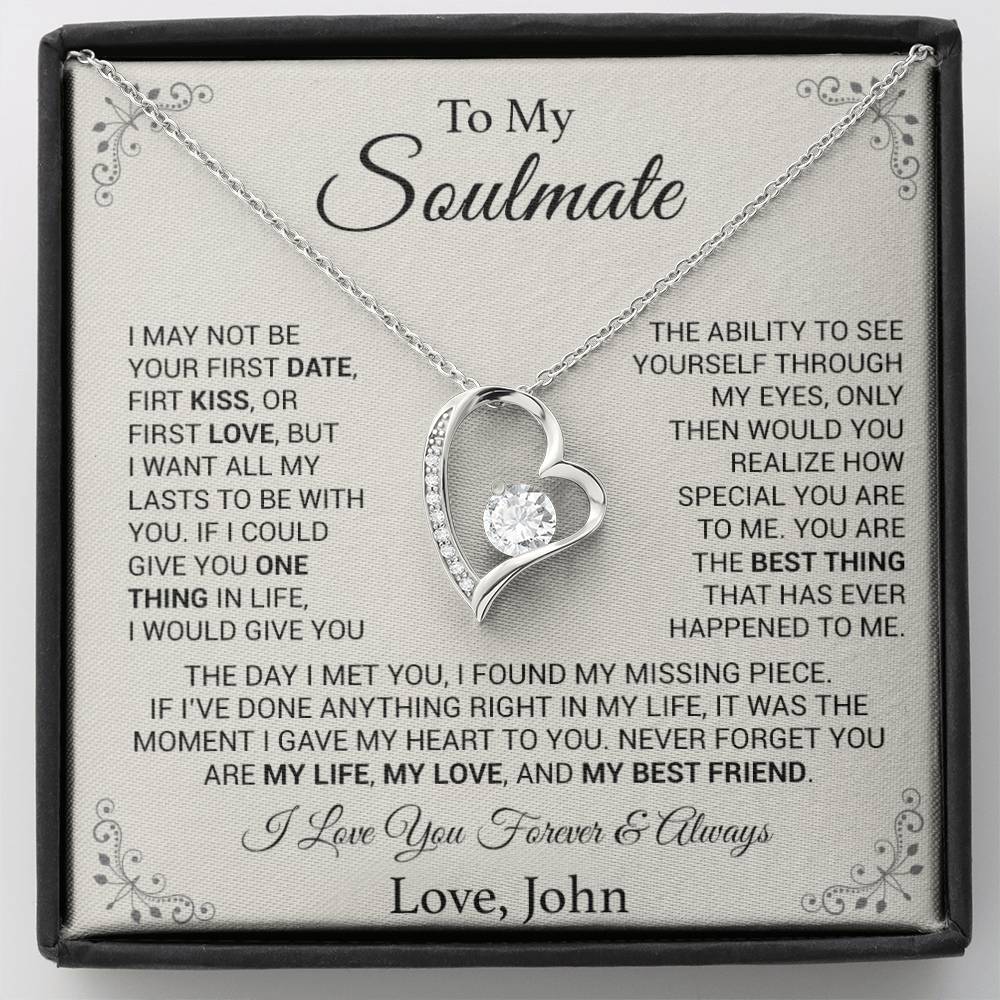 Custom To My Soulmate Necklace, Anniversary Gift, Birthday Gift, Christmas Gift 22_8