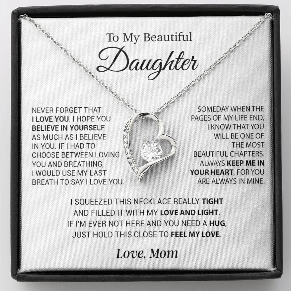 To My Daughter Necklace, Daughter Mother Necklace, Daughter Gift From Mom 14_11