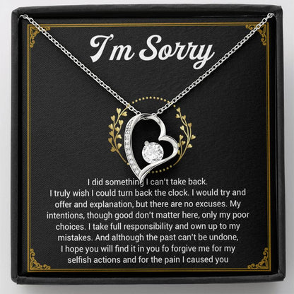 I'm Sorry Necklace Gifts, Apology Gifts For Her, Forgiveness Gift, Wife Gift 1_11