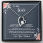 25th Anniversary Gift For Wife Necklace, 25 Year Anniversary, 25th Wedding Gift _Blue