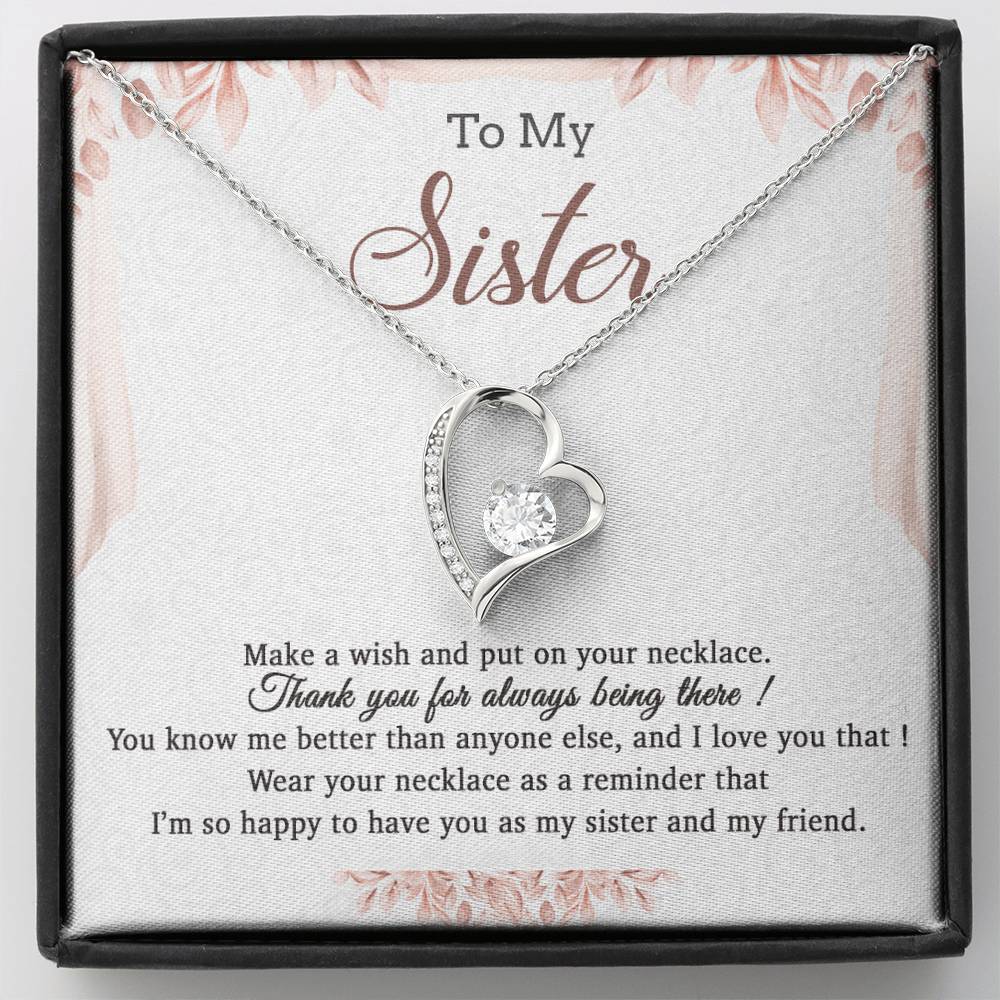 To My Sister Necklace, Brother to Sister, Birthday gift For Sister from Brother 6_1