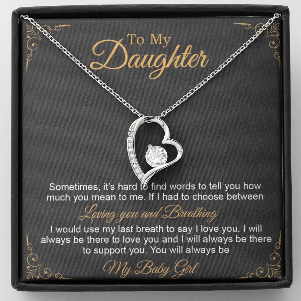 To My Daughter Necklace, Gift to My Daughter, Graduation Gift for Daughter