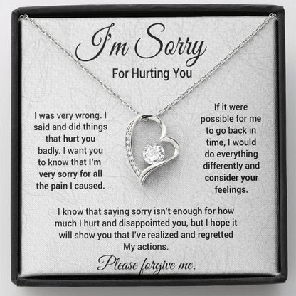 I'm Sorry Necklace Gifts, Apology Gifts For Her, Forgiveness Gift, Wife Gift 9_10