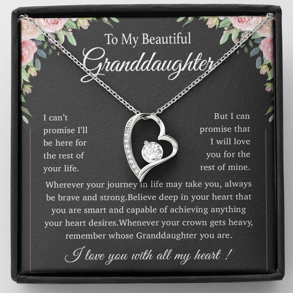 To My Granddaughter Necklace, Granddaughter Gift from Grandpa, Christmas Gift 22_11