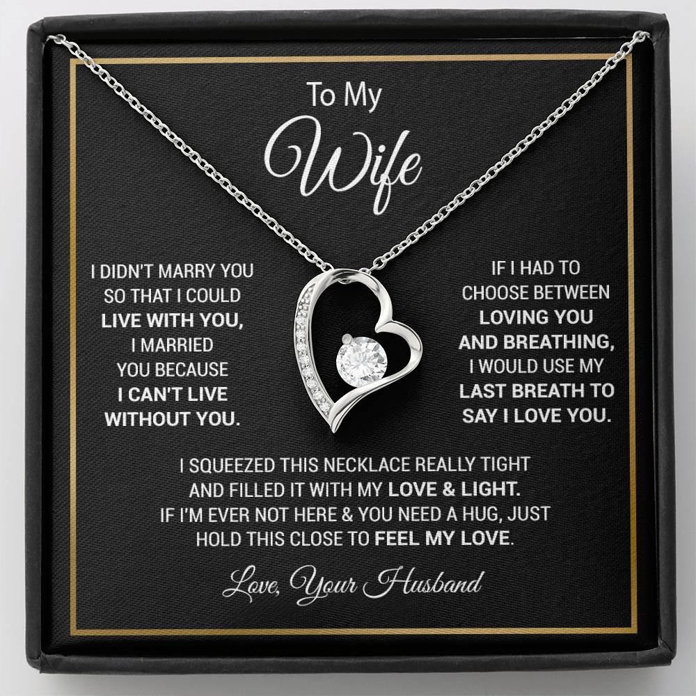 To My Wife Necklace, Anniversary Gift For Wife, Wife Birthday Gift, Gift For Wife, Romantic Gift 17_1