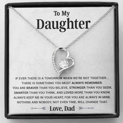 To My Daughter Necklace, Daughter Father Necklace, Daughter Gift from Dad 13_4