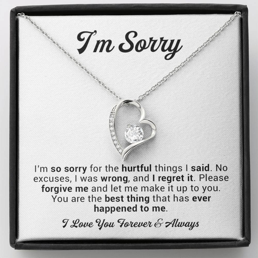 I'm Sorry Gift For Wife Necklace, Sorry Gift for Girlfriend, Forgiveness Gift For Her 2_11
