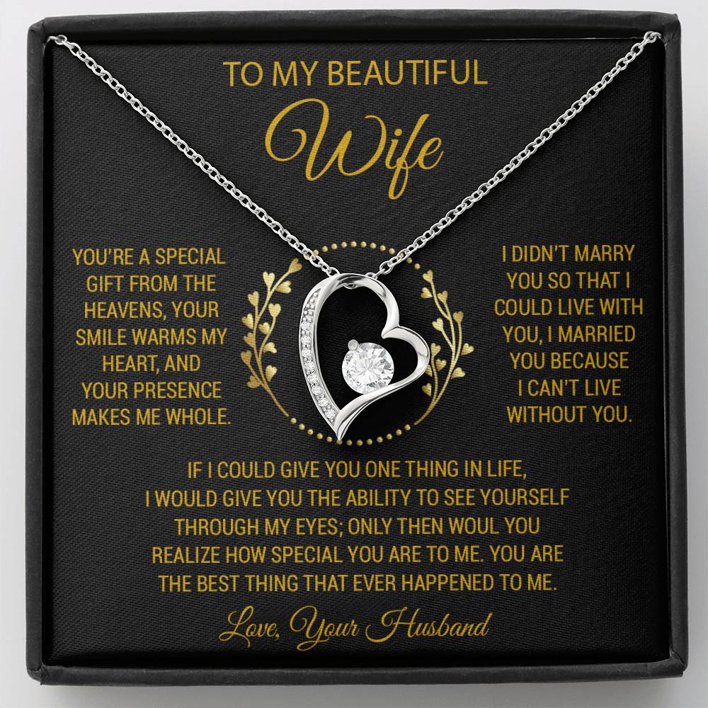 To My Wife Necklace, Anniversary Gift For Wife, Wife Birthday Gift, Gift For Wife 3_6