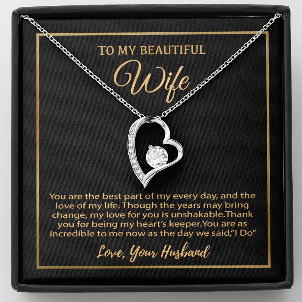 To My Wife Necklace, Christmas Gifts For Women, Anniversary Gift For Wife 21_12