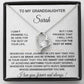 CustomTo My Granddaughter Necklace, Granddaughter Necklace, Granddaughter Gift From Grandma