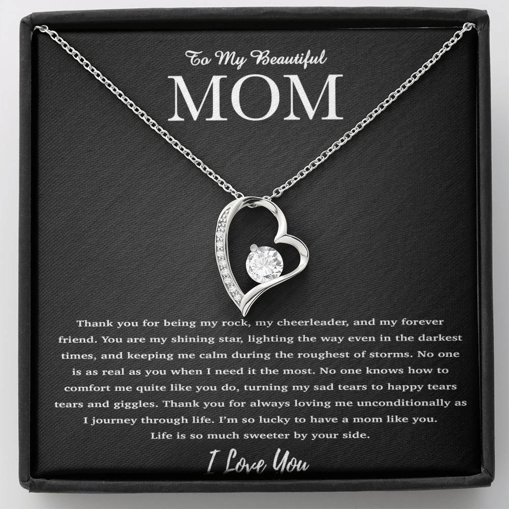 To My Mom Necklace, Gift For Mom From Daughter, Mother's Day Gifts 24_4