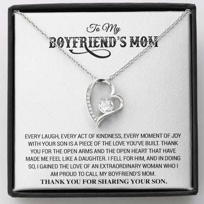 To My Boyfriend's Mom Gift, Boyfriend's Mom Necklace Pendant, Boyfriend's Mom Birthday 23_11