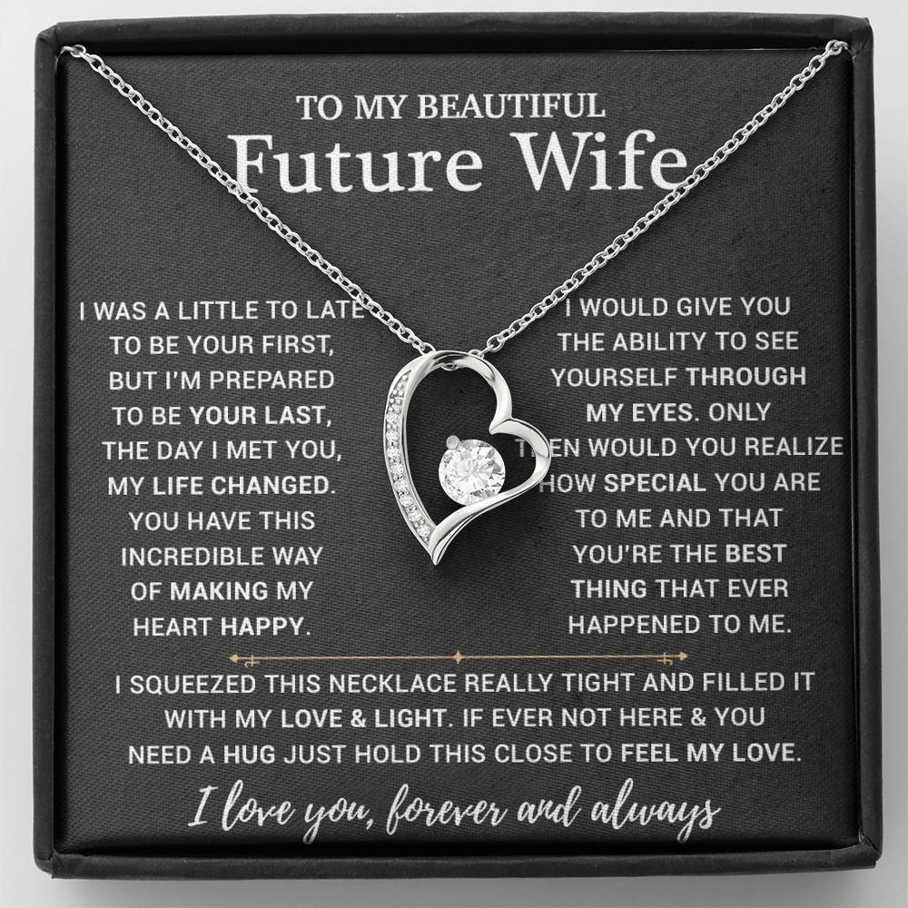 To My Beautiful Future Wife Necklace, Anniversary Birthday Christmas Gift for Her 12_11
