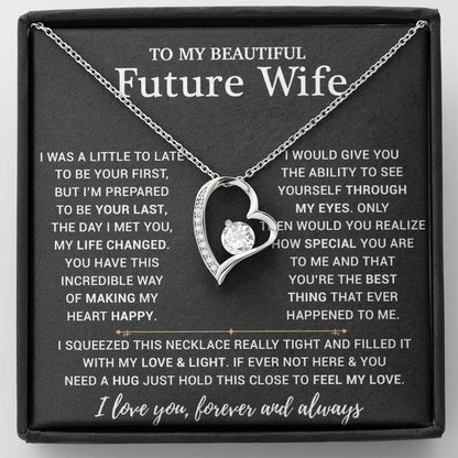 To My Beautiful Future Wife Necklace, Anniversary Birthday Christmas Gift for Her 12_11