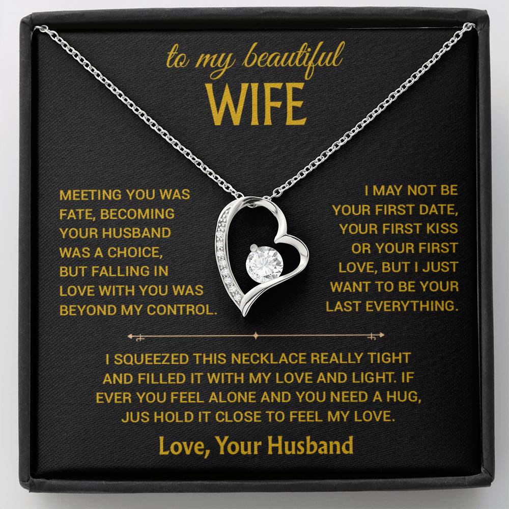 To My Wife Necklace, Christmas Gifts For Women, Anniversary Gift For Wife 13_12