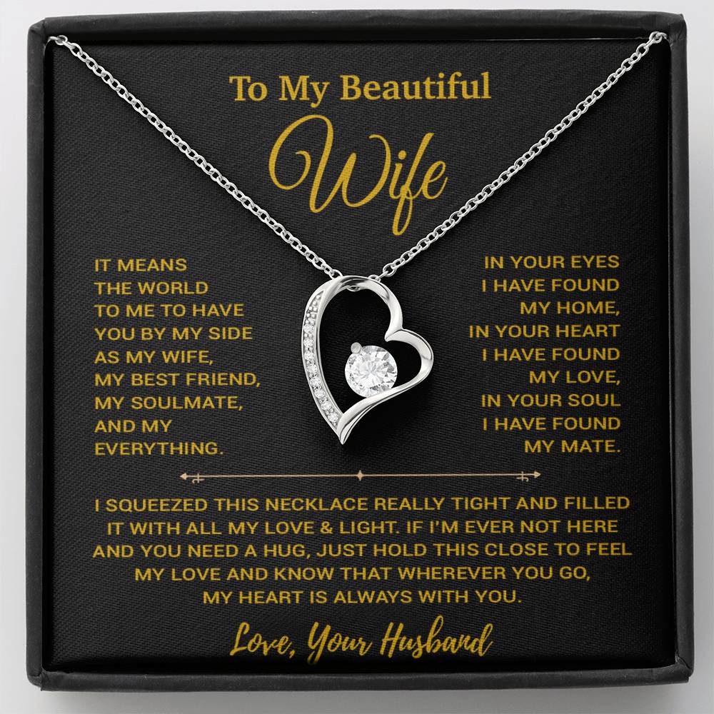 To My Wife Necklace, Vanlentines Gifts For Women, Anniversary Gift For Wife 20_1