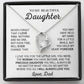To My Daughter Necklace, Daughter Father Necklace, Daughter Gift From Dad 13_2