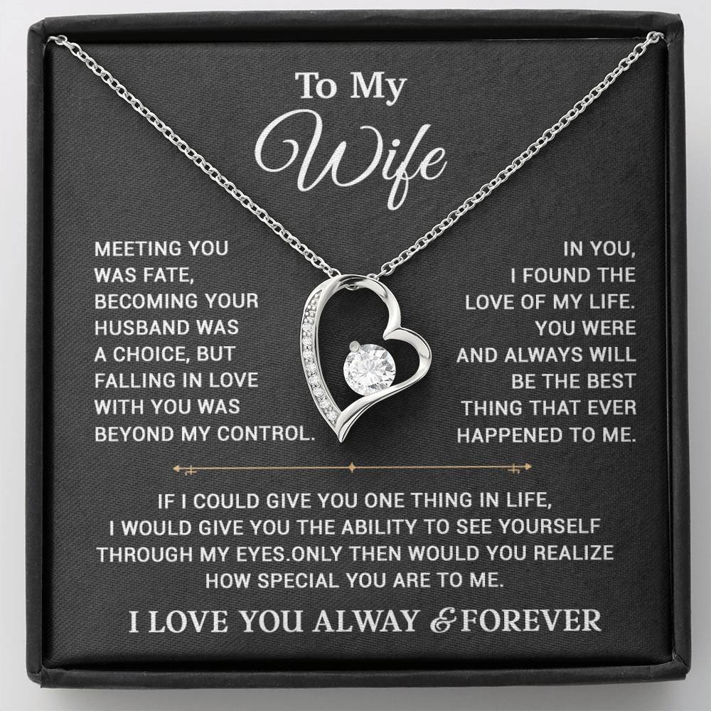To My Wife Necklace, Gift For Wife, Anniversary Gift,Christmas Gift 7_10