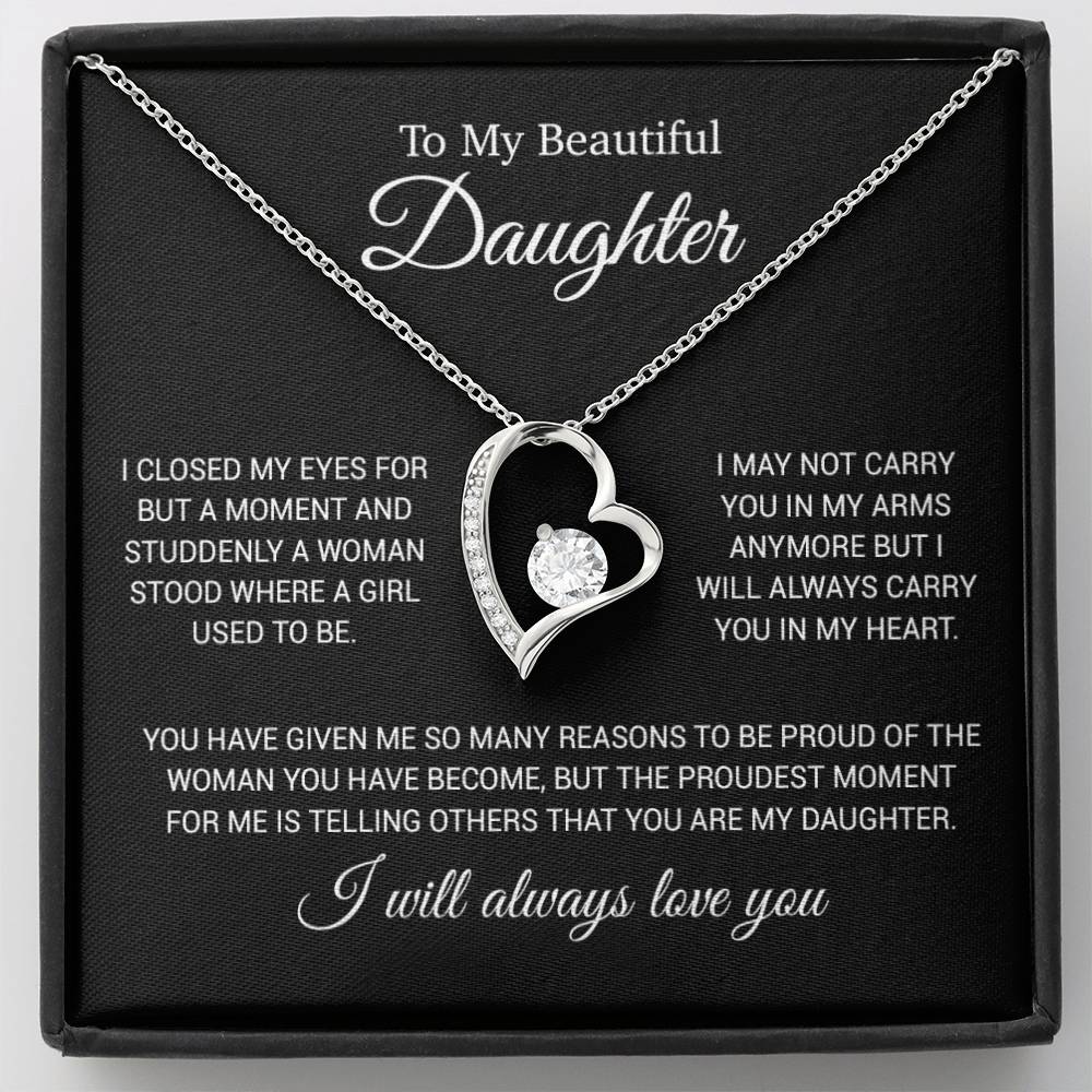 To My Daughter Necklace, Gift for Daughter from Dad, Daughter Father Necklace 24_11