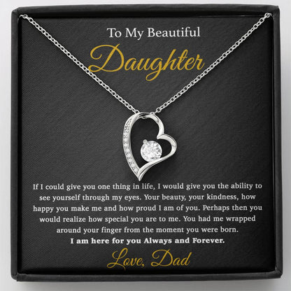To My Daughter Necklace, Daughter Father Necklace, Daughter Gift From Dad 11_3