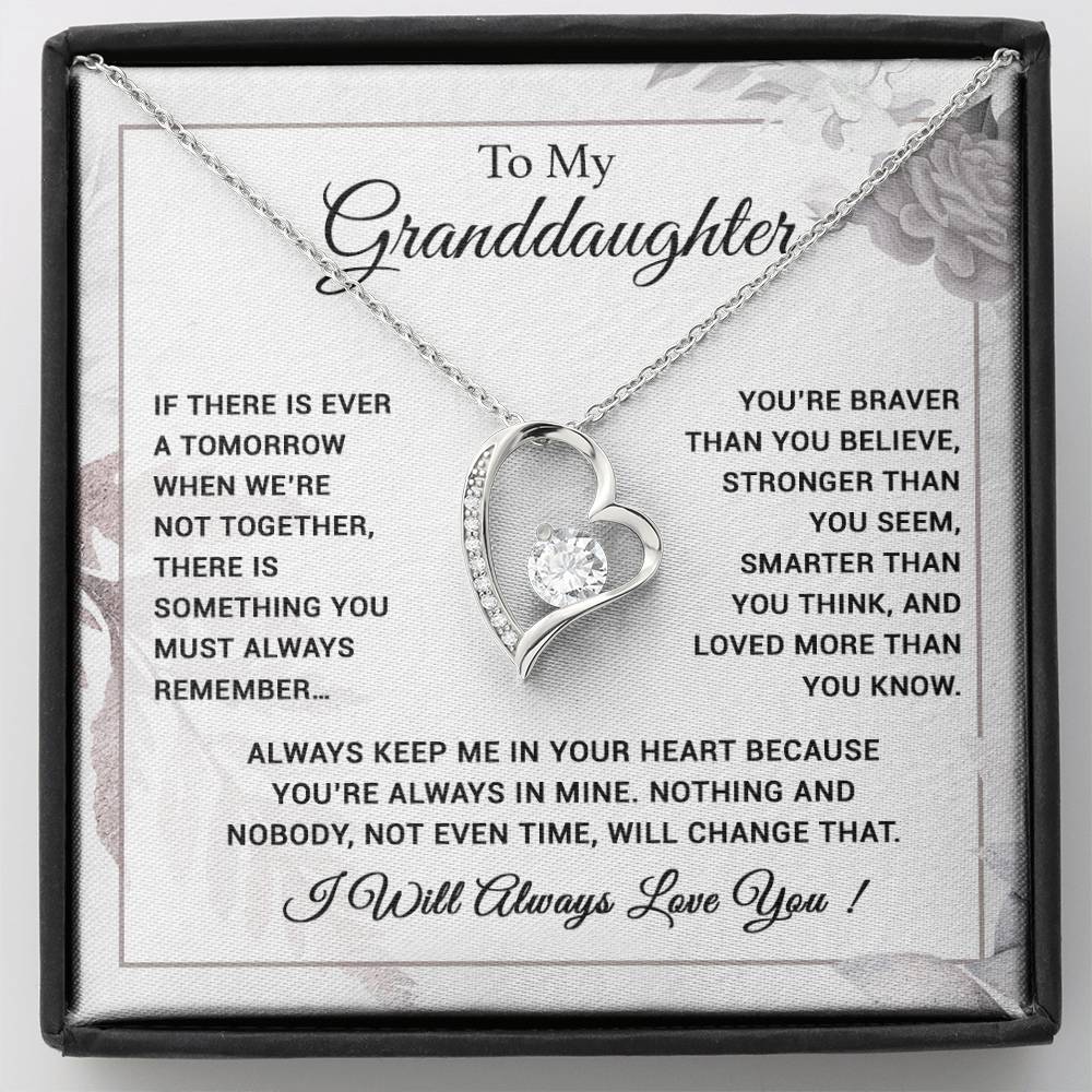 To My Granddaughter Necklace, Xmas Birthday Gift For Granddaughter from Grandma 26_8