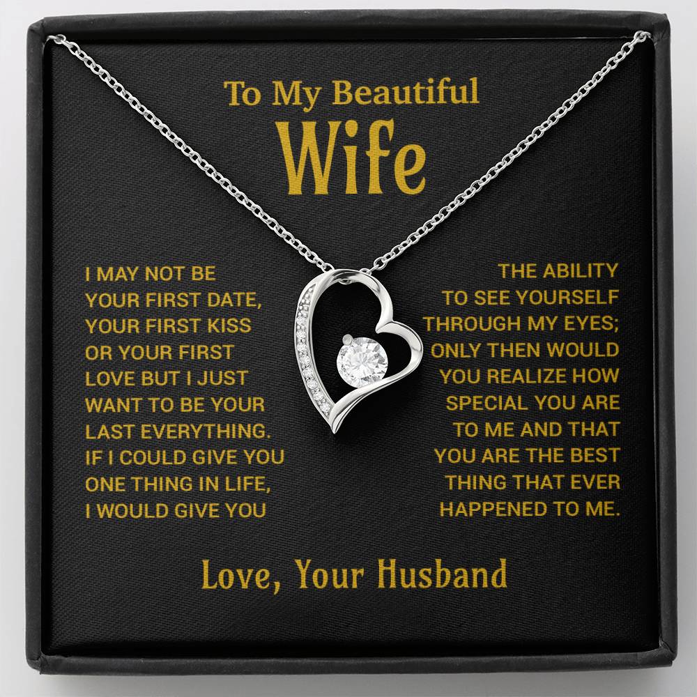 To My Wife Necklace, Christmas Gifts For Women, Anniversary Gift For Wife 14_11