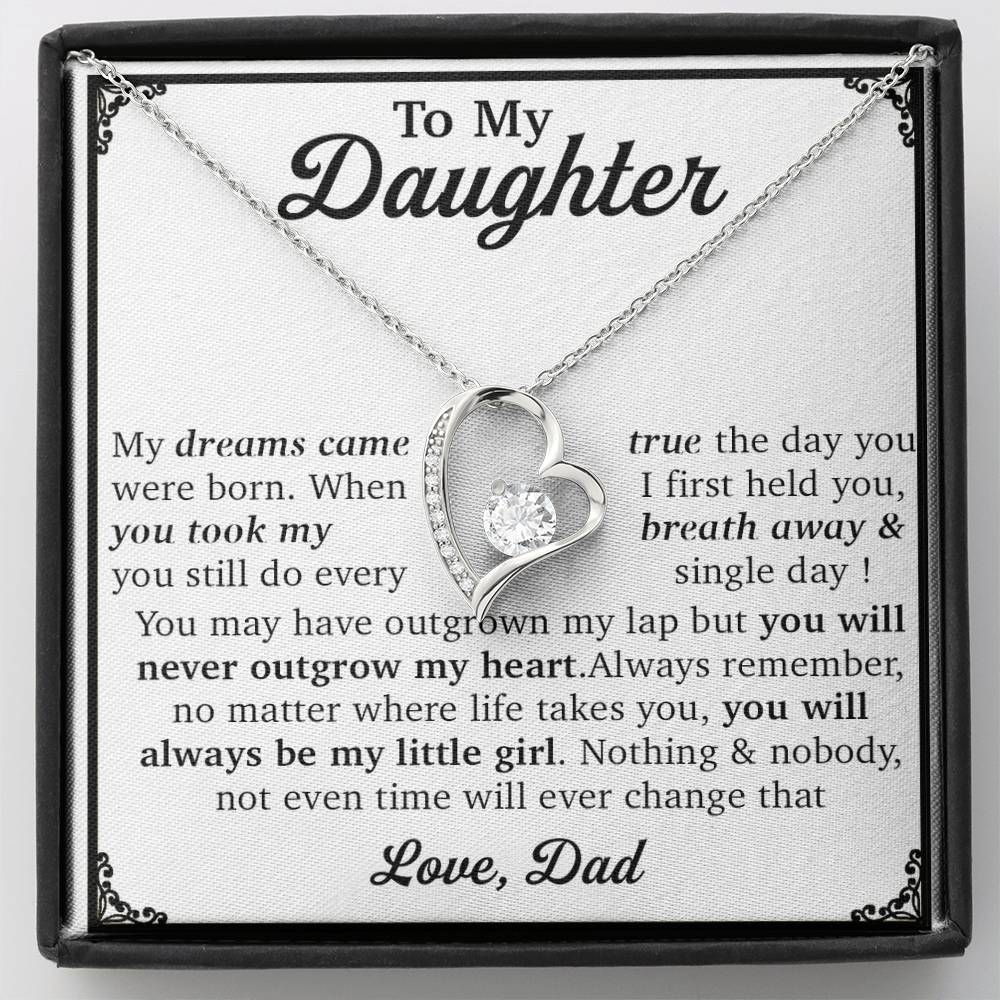 To My Daughter Necklace, Daughter Father Necklace, Daughter Gift From Dad 16_11
