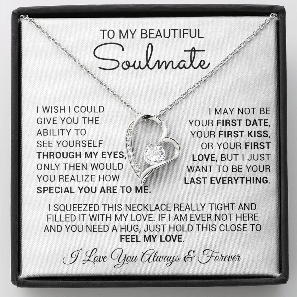 To My Soulmate Necklace, Christmas, Valentine Gift For Her, Gift For Soulmate 14_1