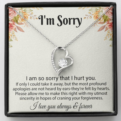 I'm Sorry Necklace Gifts, Apology Gifts For Her, Forgiveness Gift, Wife Gift 6_8