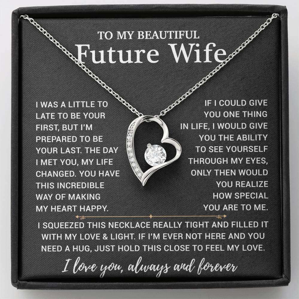 To My Beautiful Future Wife Necklace, Anniversary Birthday Christmas Gift for Her 10_11