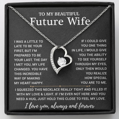 To My Beautiful Future Wife Necklace, Anniversary Birthday Christmas Gift for Her 10_11