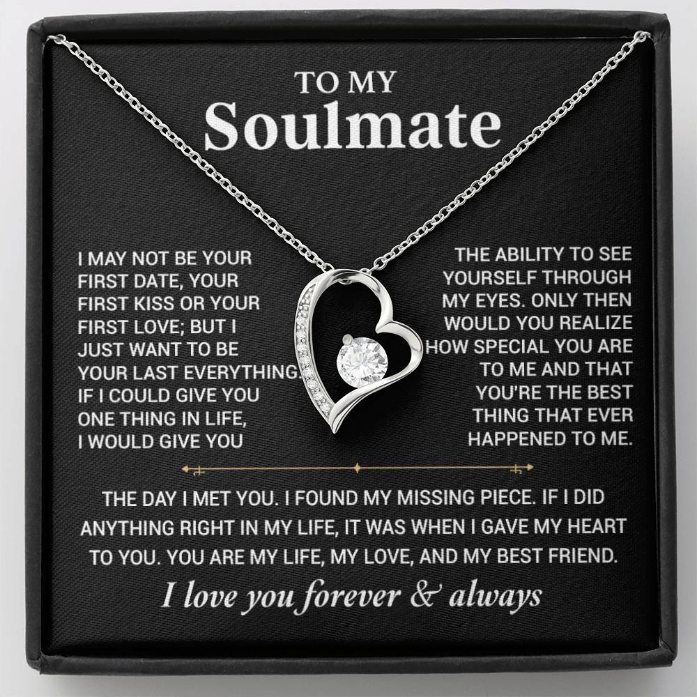 To My Soulmate Necklace, Gift for Wife, Girlfriend, Anniversary Gift, Christmas Gift 29_11
