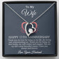 11th Anniversary Gift For Wife, 11 Year Anniversary Gifts, 11th Wedding Anniversary Gift Ideas_Blue