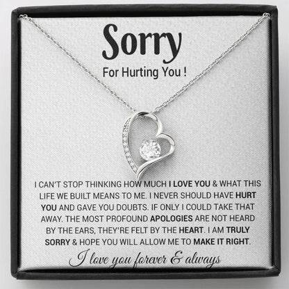 I'm Sorry Necklace Gifts, Apology Gifts For Her, Forgiveness Gift, Wife Gift 6_9