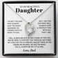 To My Daughter Necklace from Dad, Daughter Dad Necklace, Gifts for Daughter 17_10