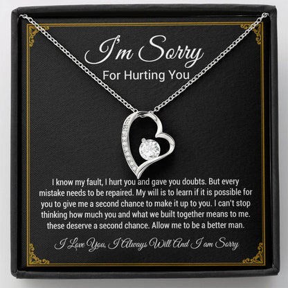I'm Sorry Necklace Gifts, Apology Gifts For Her, Forgiveness Gift, Wife Gift 16_4