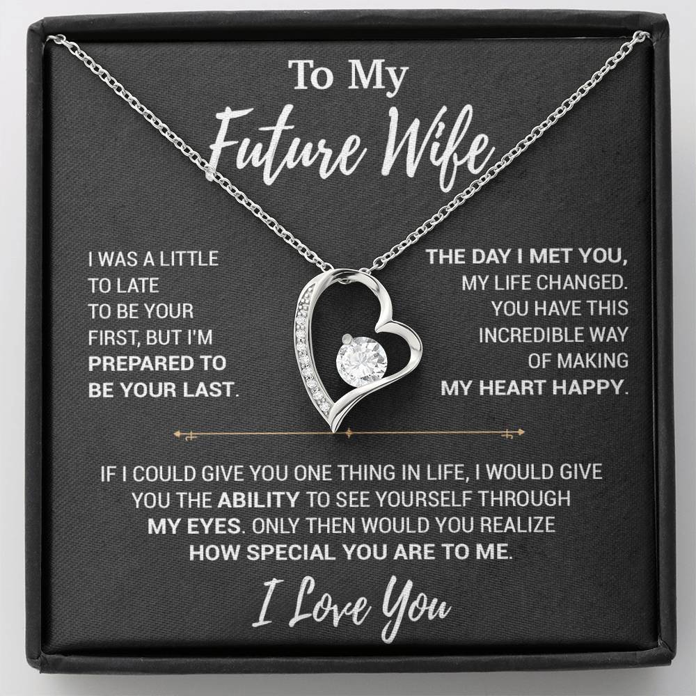 To My Future Wife Gift, To My Soulmate, Girlfriend Necklace, Gift For Wife