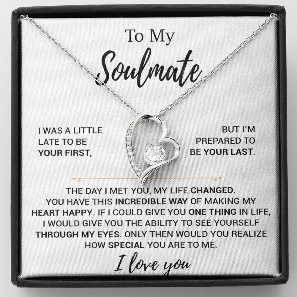 To My Soulmate Necklace, Soulmate Gift, Christmas Gift 11_9