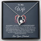 21th Anniversary Gift For Wife, 21 Year Anniversary Gifts, 21th Wedding Anniversary Gift Ideas_Blue