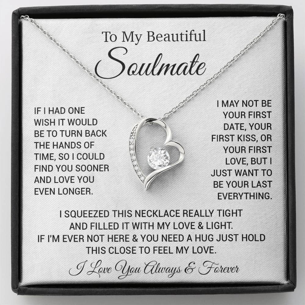 To My Soulmate Necklace, Gift For Soulmate, Anniversary Gift, Christmas Gift 24_2