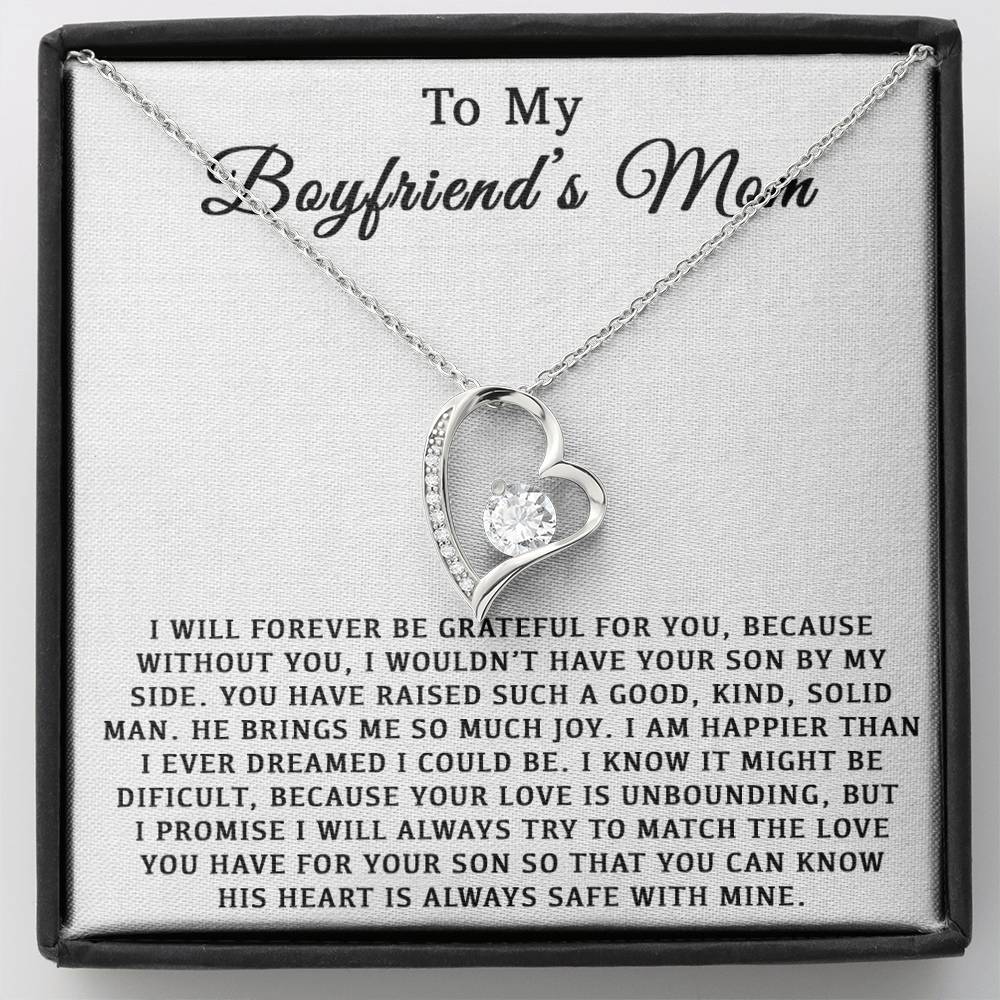 To My Boyfriend's Mom Necklace, For My Boyfriend's Mom, Birthday Gift 21_2
