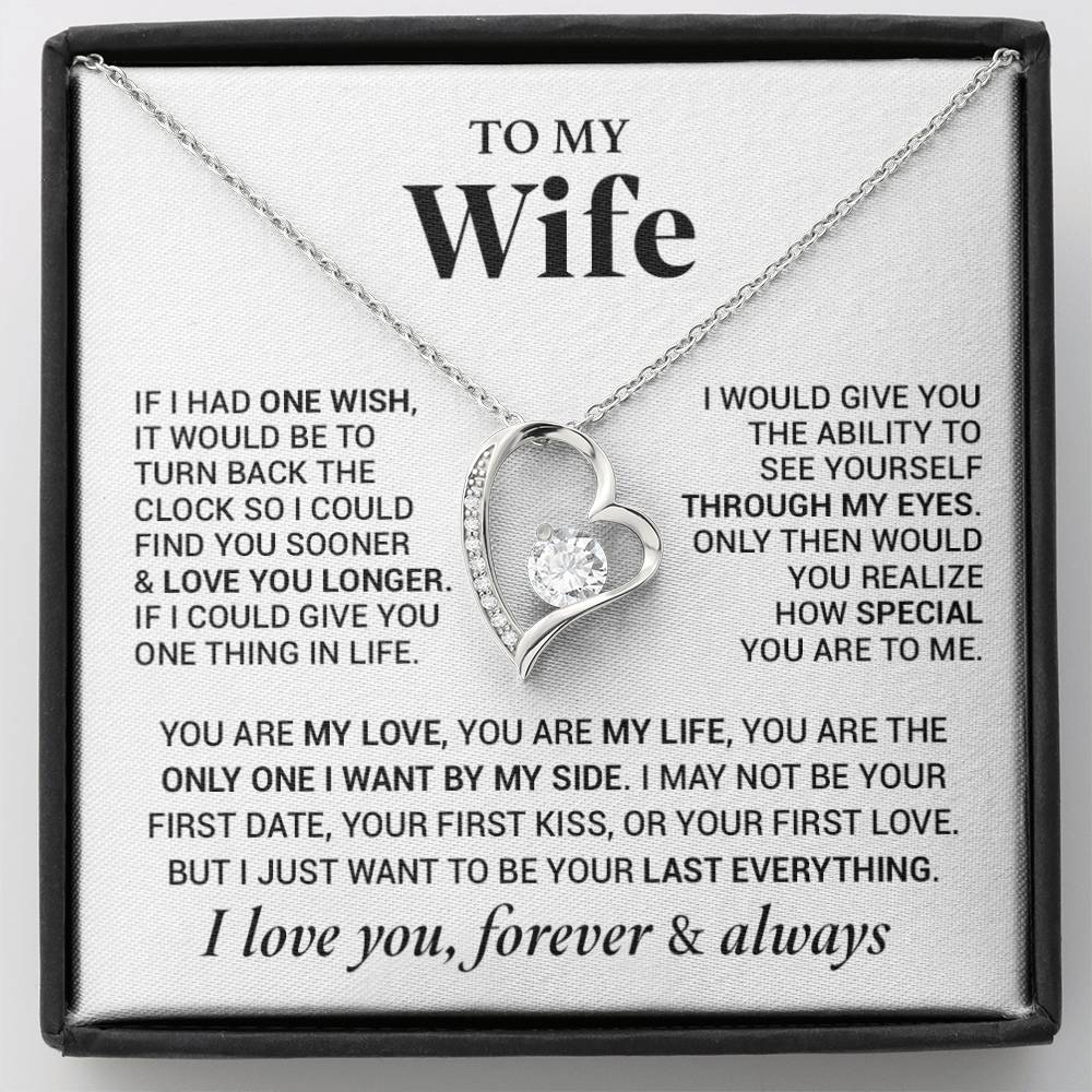 To My Wife Necklace, Anniversary Gift For Wife, Wife Birthday, Gift For Wife 23_7