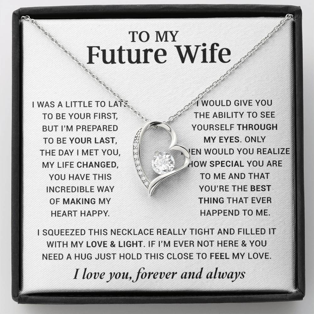 To My Future Wife Necklace, Anniversary Birthday Christmas Gift for Her 18_10