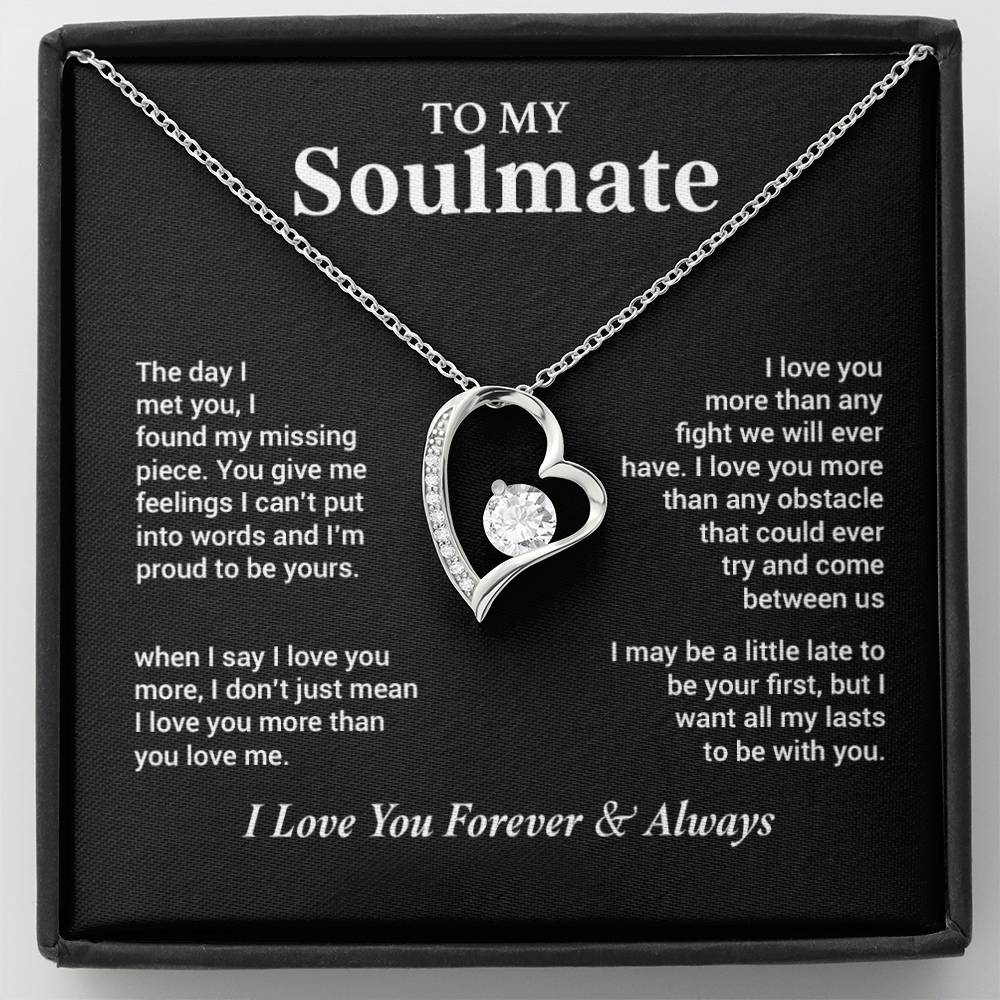 To My Soulmate Necklace, Gift for Wife, Girlfriend, Anniversary Gift, Christmas Gift 28_11