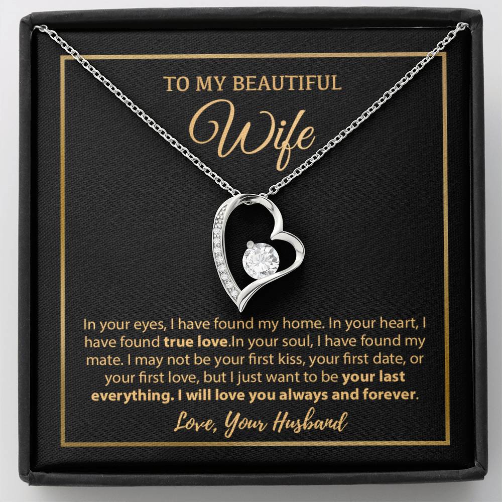 To My Wife Necklace, Christmas Gifts For Women, Anniversary Gift For Wife 18_12
