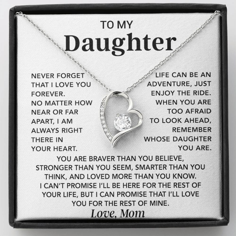 To My Daughter Necklace, Daughter Mother Necklace, Daughter Gift From Mom 16_8
