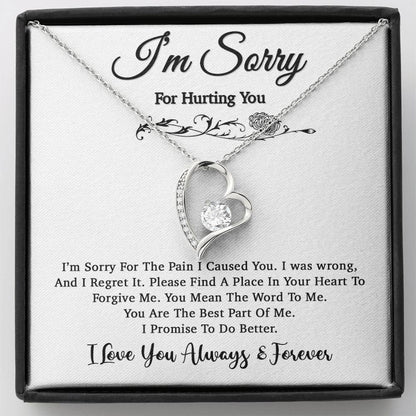 I'm Sorry Necklace, Apology Gift For Wife, Girlfriend, Forgiveness Jewelry 5_5