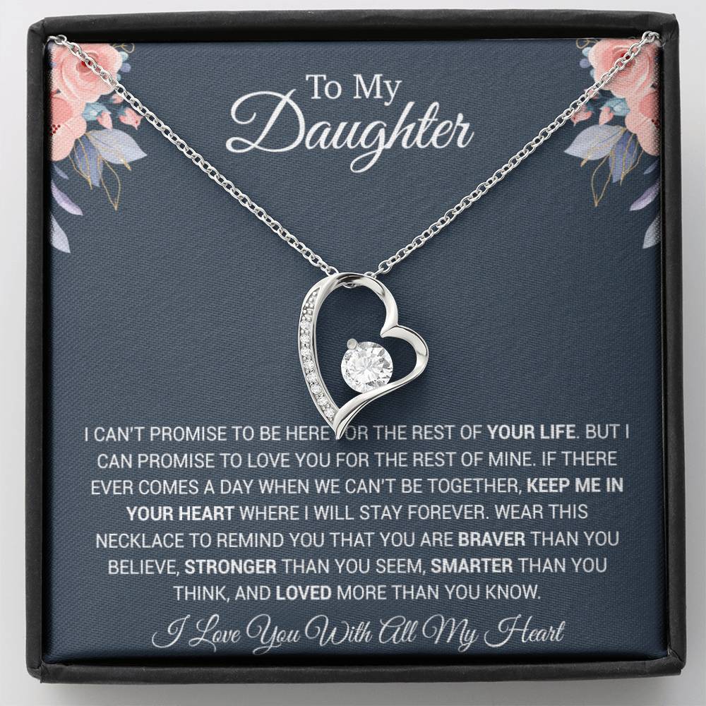 To My Daughter Necklace, Daughter Father Necklace, Daughter Gift From Dad, Mom 16_11