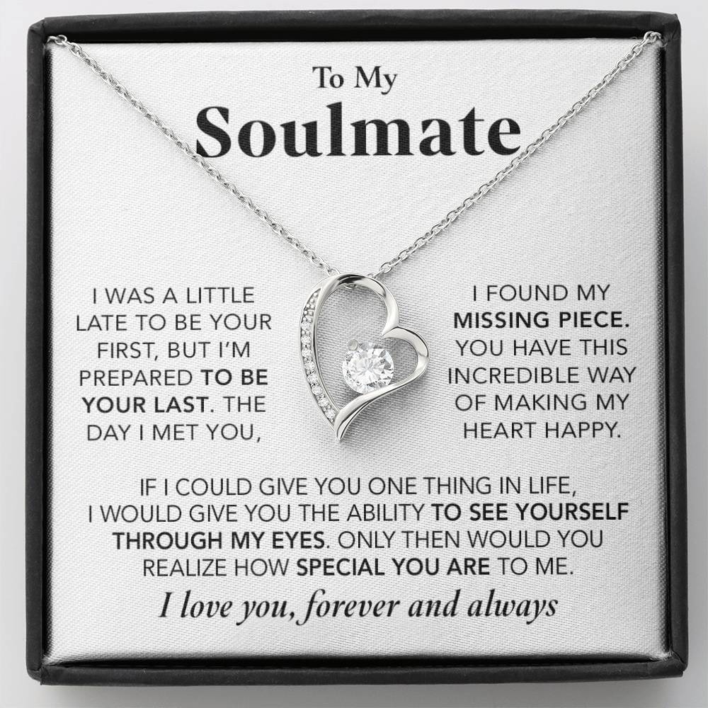 To My Soulmate Necklace Gift For Wife Girlfriend Birthday Anniversary Christmas 31_7