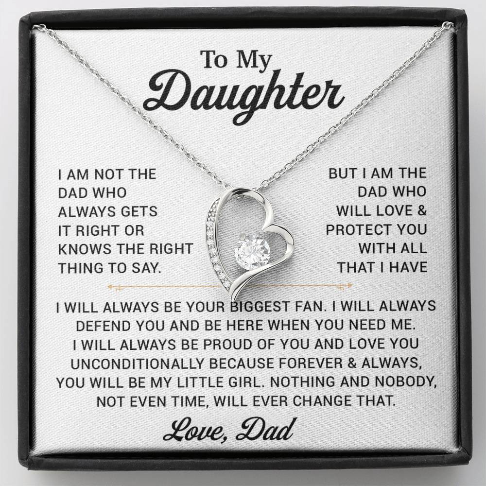 To My Daughter Necklace, Gift for Daughter from Dad, Father Daughter Necklace 1_11